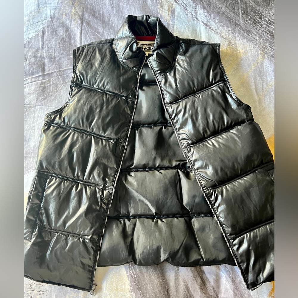 Converse Puffer Vest - Black, Medium